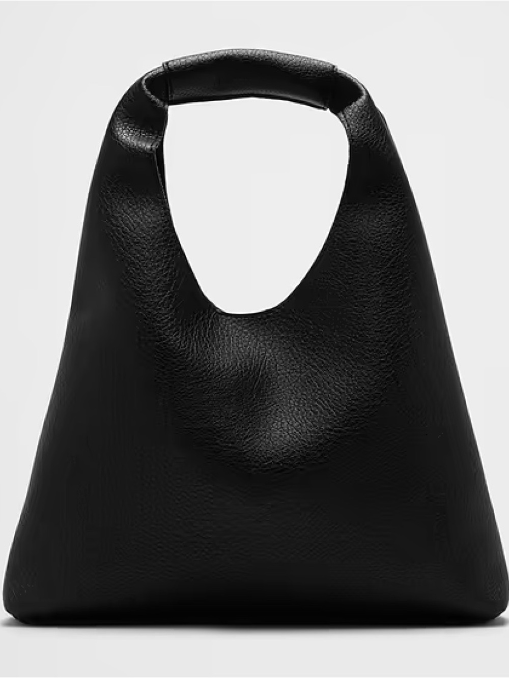 Banana Republic Black Leather Tote Bag - Sleek Everyday Handbag
